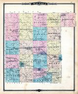 Waupaca County Map, Wisconsin State Atlas 1878